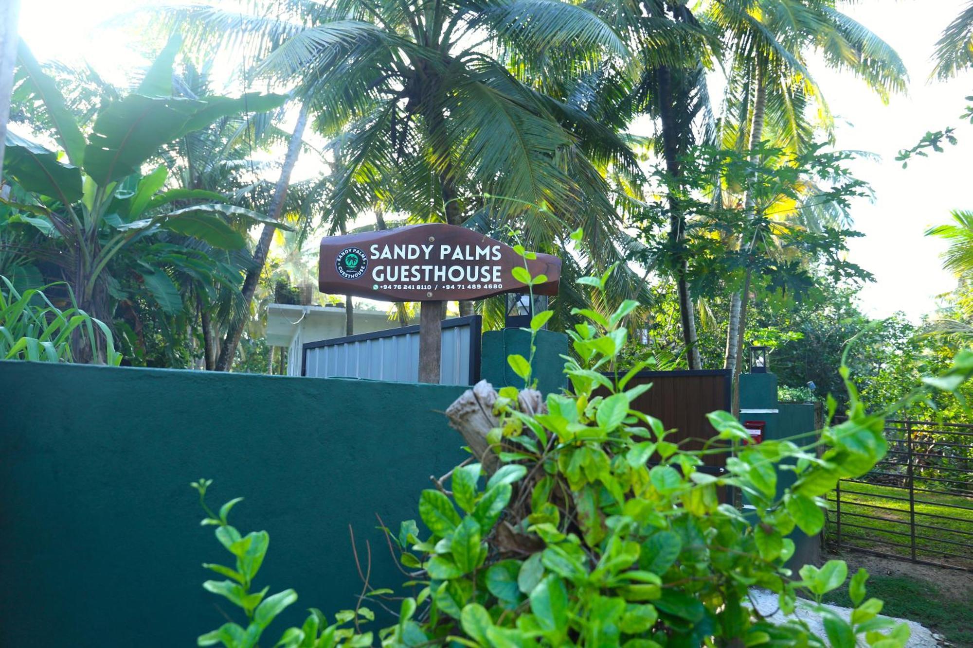 Sandy Palms Guesthouse Hikkaduwa Exterior foto